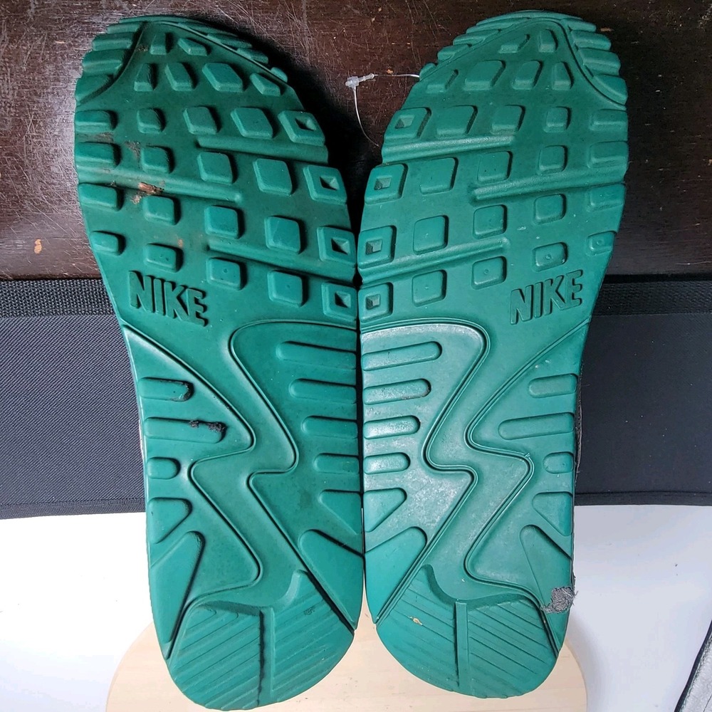 Nike Air Max 90 White Teal Athletic Shoes Men Size 9 Cross Trainer Running Shoes - Picture 7 of 10